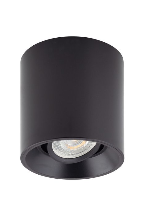 Точечный накладной светильник черного цвета - купить Накладные споты по цене 1190.0