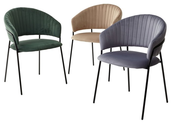 Стул Гемма изумрудного цвета - лучшие Обеденные стулья в INMYROOM