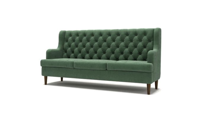 Диван Dublin трехместный зеленого цвета - купить Прямые диваны по цене 47300.0