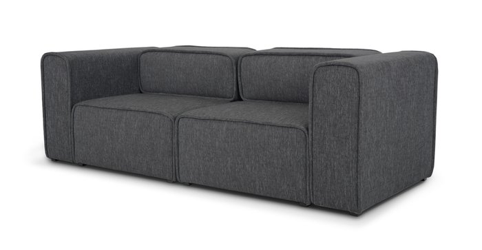 Модульный диван Метрополис L gray - лучшие Прямые диваны в INMYROOM