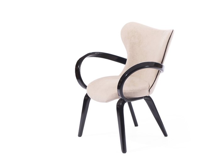 Стул Apriori S с подлокотниками из гнутого дерева - купить Обеденные стулья по цене 31460.0