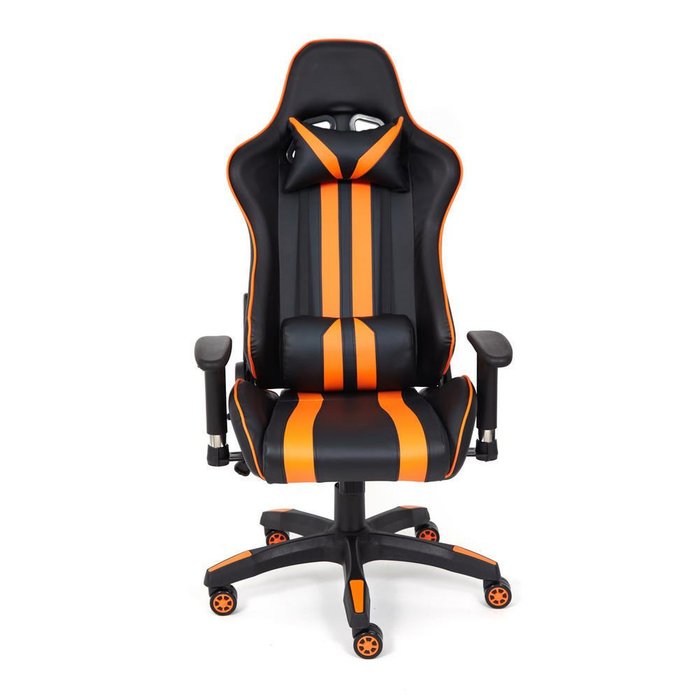 Кресло офисное iCar черно-оранжевого цвета - купить Офисные кресла по цене 20453.0
