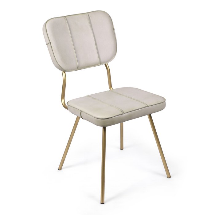 Набор из двуз стульев Сатрия молочного цвета - купить Обеденные стулья по цене 37400