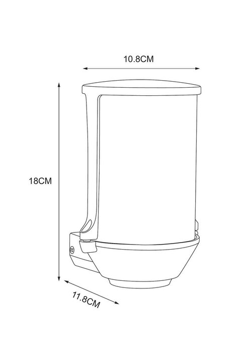 Уличный настенный светильник Arte Lamp MINCHIR A8306AL-1BK - лучшие Настенные уличные светильники в INMYROOM