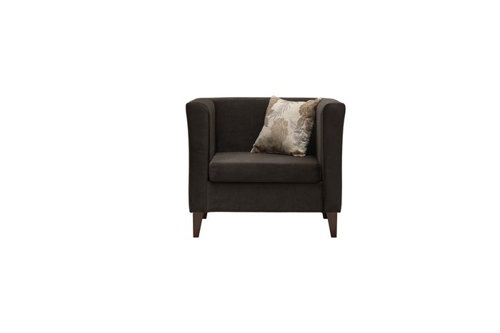 Кресло Кверти темно-коричневого цвета - купить Интерьерные кресла по цене 16880.0