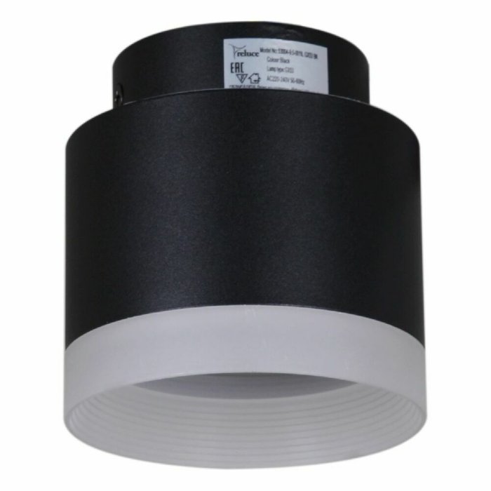 Накладной светильник 53004-9.5-001IL GX53+LED3W BK (акрил, цвет белый) - лучшие Потолочные светильники в INMYROOM Накладной светильник 53004-9.5-001IL GX53+LED3W BK (акрил, цвет белый) - лучшие Потолочные светильники в INMYROOM