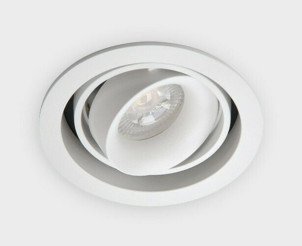 Встраиваемый светильник DE-313 white (металл, цвет белый)