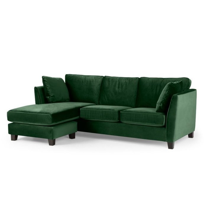 Угловой диван Wolsy зеленого цвета - лучшие Угловые диваны в INMYROOM