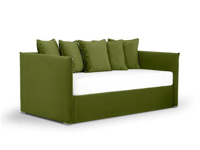 Диван-кровать Milano 90х190 зеленого цвета - лучшие Кровати для спальни в INMYROOM