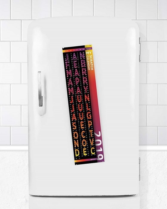 Скретч-календарь My Scratch Calendar 2019 из пластика - купить Аксессуары для кухни по цене 600.0 Скретч-календарь My Scratch Calendar 2019 из пластика - купить Аксессуары для кухни по цене 600.0