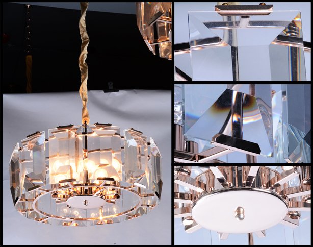 Подвесной светильник Harlow Crystal с плафоном из стекла - лучшие Подвесные люстры в INMYROOM