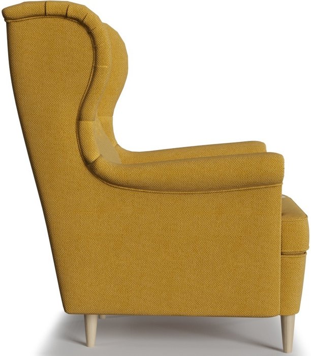 Кресло Торн горчичного цвета - лучшие Интерьерные кресла в INMYROOM