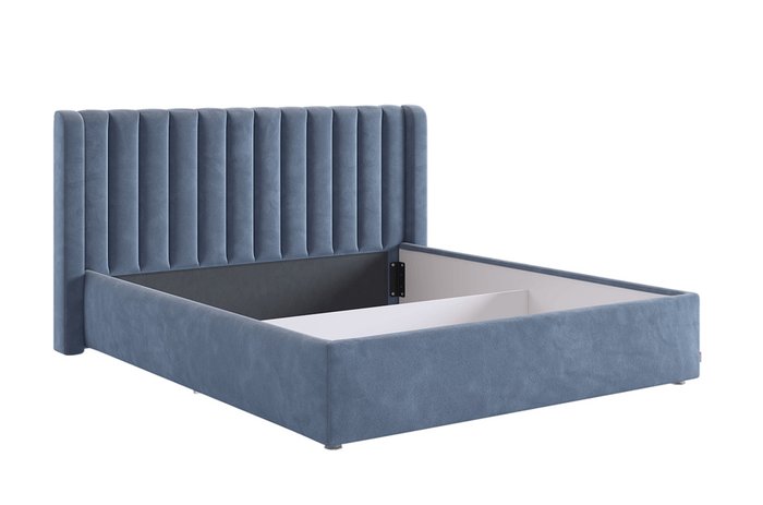 Каркас кровати Ева 160х200 синего цвета без основания - купить Кровати для спальни по цене 27290.0