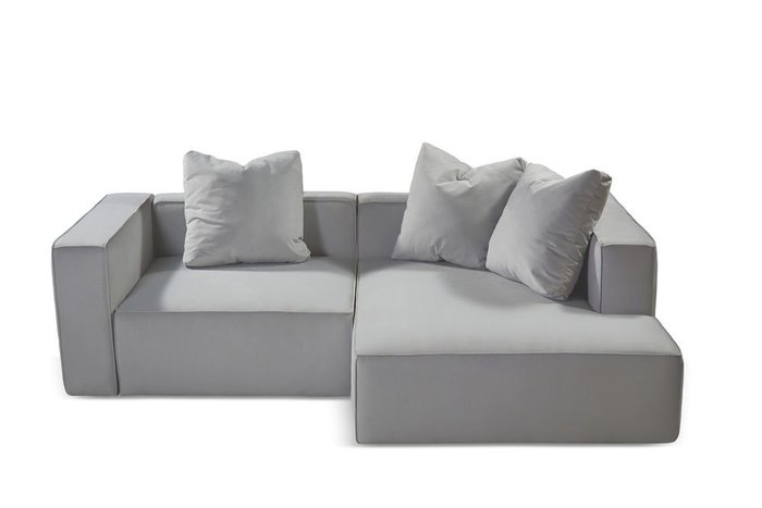 Угловой диван-кровать La Casa серого цвета