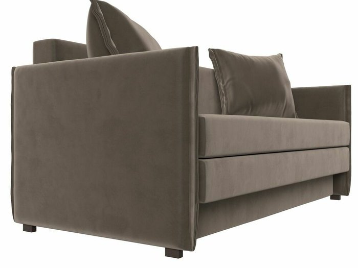 Диван-кровать Лига 011 коричневого цвета - лучшие Прямые диваны в INMYROOM