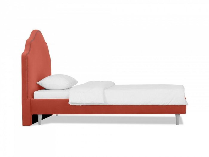 Кровать Princess II L 120х200 кораллового цвета - лучшие Кровати для спальни в INMYROOM