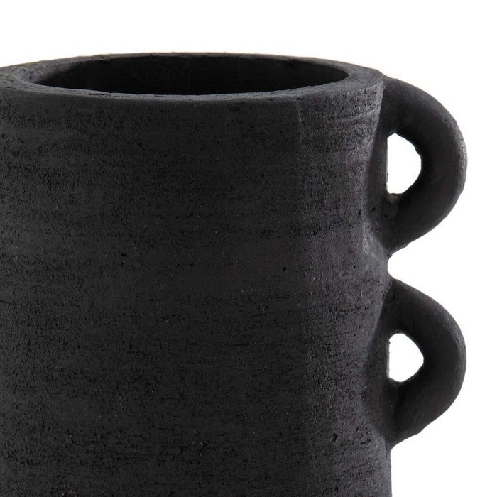 Ваза декоративная из керамики Sira черного цвета - купить Вазы  по цене 4437.0