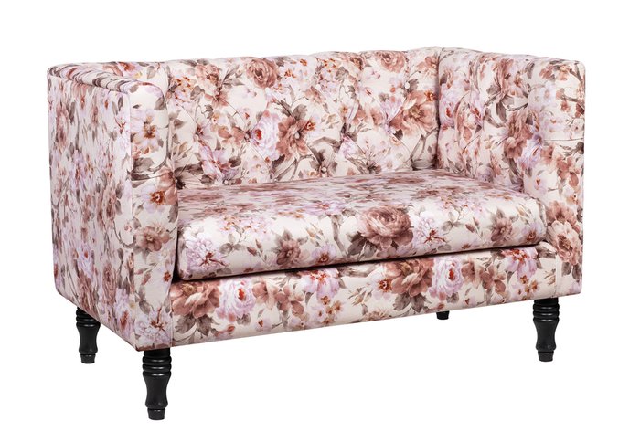 Диван Rose flower с каркасом из массива березы - купить Прямые диваны по цене 63720.0 Диван Rose flower с каркасом из массива березы - купить Прямые диваны по цене 63720.0