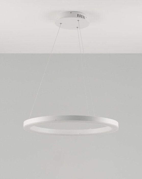 Светодиодный подвесной светильник Bona белого цвета - лучшие Подвесные светильники в INMYROOM
