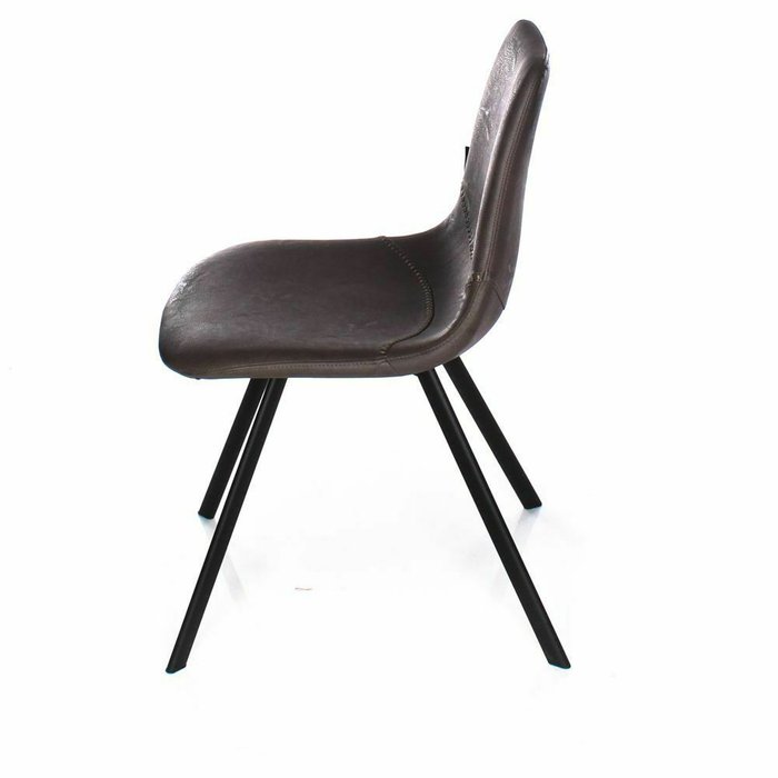 Стул Бормио темно-серого цвета - лучшие Обеденные стулья в INMYROOM