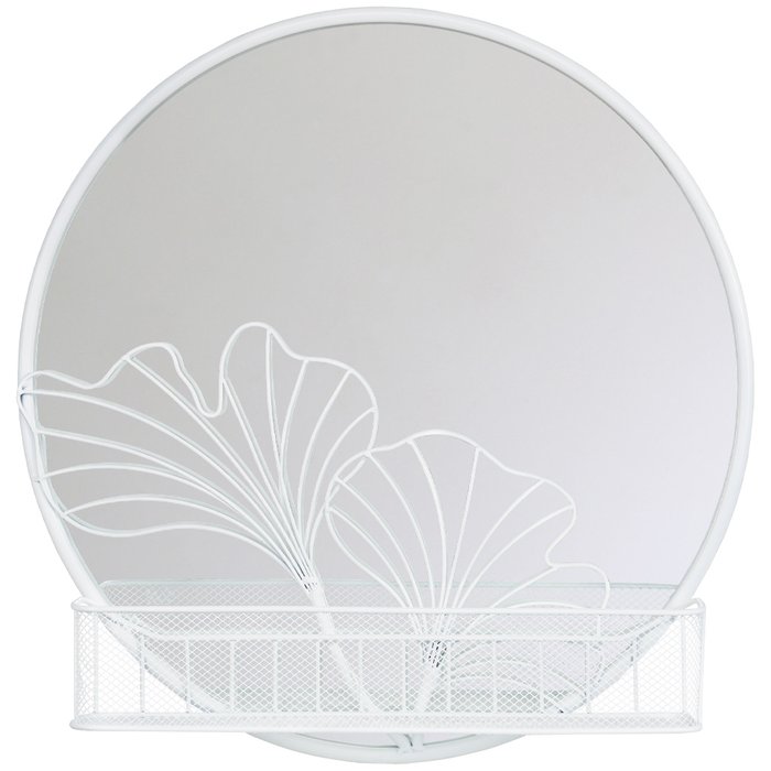 Зеркало настенное Манифик белого цвета