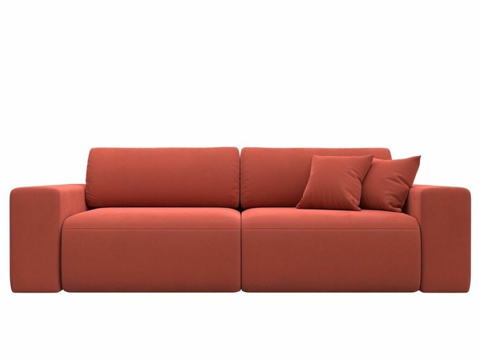 Диван-кровать Лига 036 Классик кораллового цвета - купить Прямые диваны по цене 69999.0