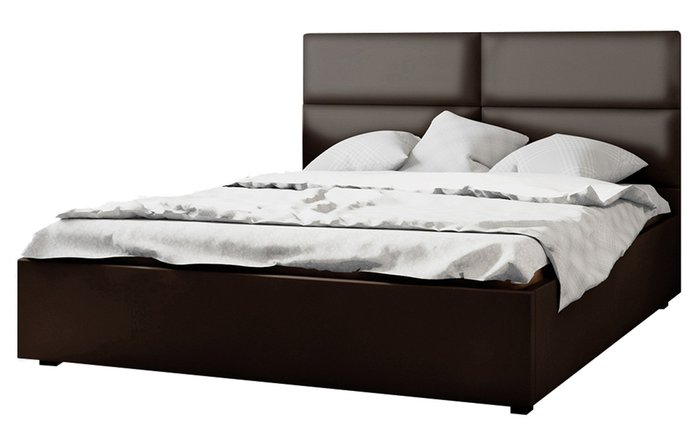 Кровать с подъемным механизмом Венера-4 160х200 коричневого цвета