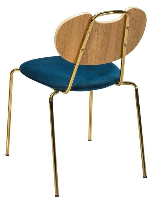 Стул Danton сине-бежевого цвета - лучшие Обеденные стулья в INMYROOM