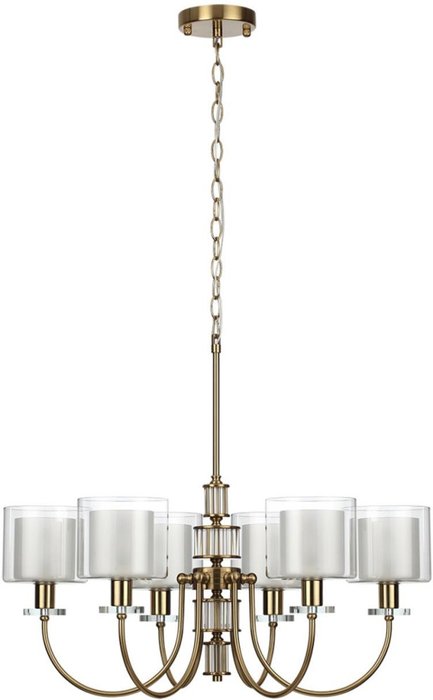 Подвесная люстра Odeon Light Saga 5088/6 античная бронза/стекло E14 6*40W Подвесная люстра Odeon Light Saga 5088/6 античная бронза/стекло E14 6*40W