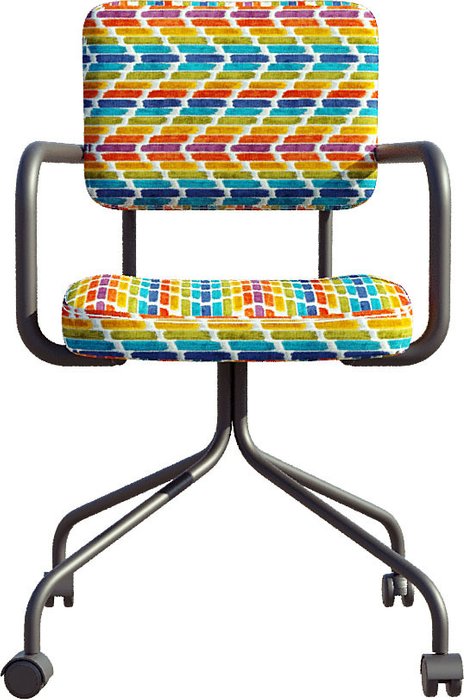 Стул офисный Весна с металлическим каркасом  - лучшие Офисные кресла в INMYROOM