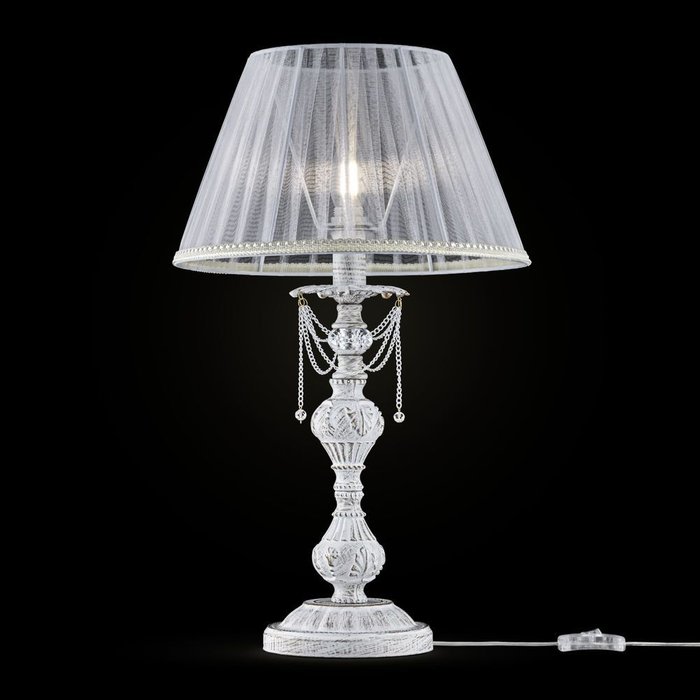 Настольная лампа Lolita с плафоном из органзы - лучшие Настольные лампы в INMYROOM