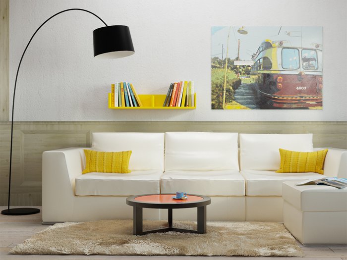 Угловой диван-кровать Igarka белого цвета - купить Угловые диваны по цене 151900.0