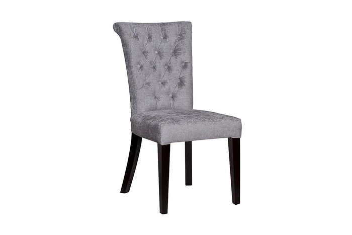 Стул велюровый серого цвета - купить Обеденные стулья по цене 23600.0