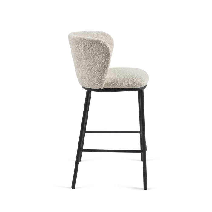 Полубарный стул Ciselia белого цвета - купить Барные стулья по цене 42990.0