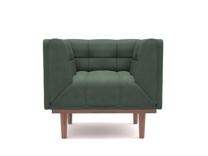 Кресло Грандис зеленого цвета - лучшие Интерьерные кресла в INMYROOM
