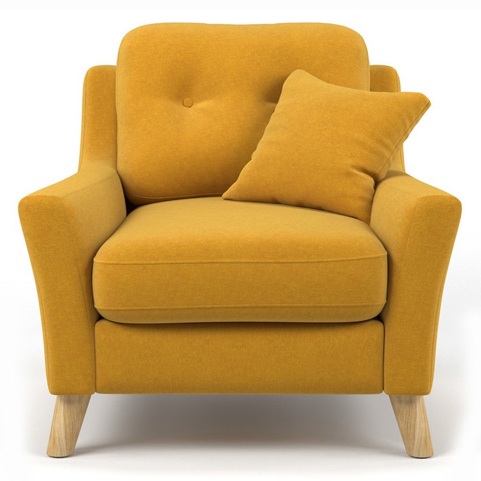 Кресло Raf желтого цвета - купить Интерьерные кресла по цене 35500.0
