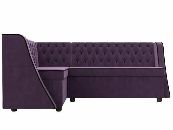 Кухонный угловой диван Лофт сиреневого цвета левый угол - купить Угловые диваны по цене 48999.0
