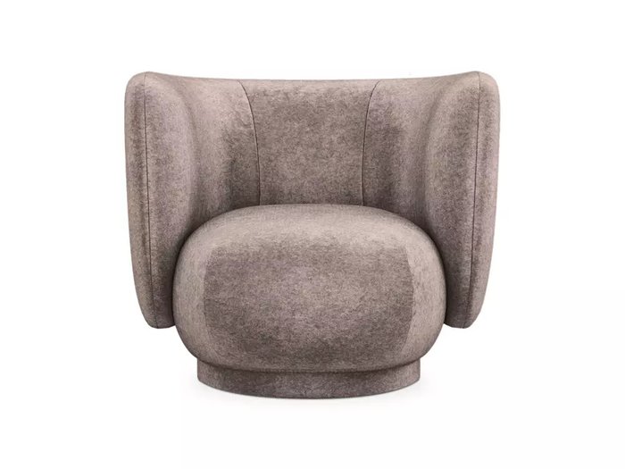 Кресло Lucca вращающееся коричневого цвета - купить Интерьерные кресла по цене 56700 Кресло Lucca вращающееся коричневого цвета - купить Интерьерные кресла по цене 56700