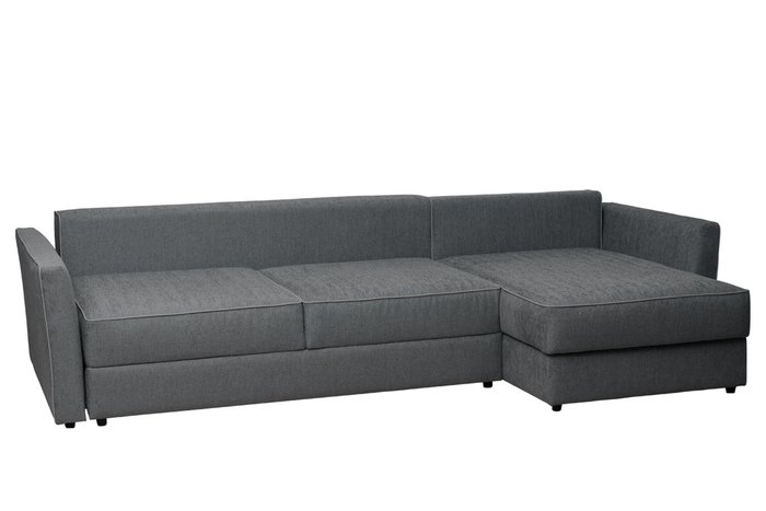 Угловой диван-кровать Sorrento темно-серого цвета - лучшие Угловые диваны в INMYROOM