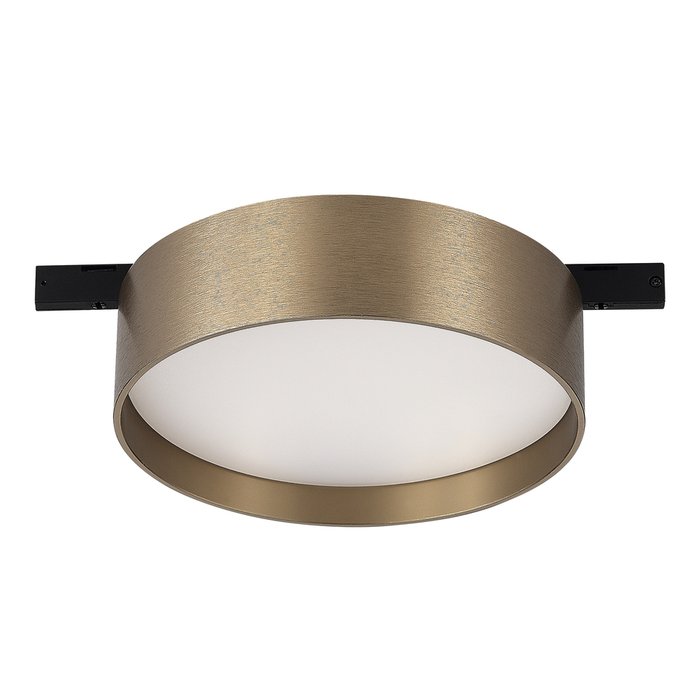Магнитный трековый светильник Латунь LED 1*12W 3000K 500Lm Ra>80 100° IP20 D113xH34 24V SUPER5 - лучшие Трековые светильники в INMYROOM Магнитный трековый светильник Латунь LED 1*12W 3000K 500Lm Ra>80 100° IP20 D113xH34 24V SUPER5 - лучшие Трековые светильники в INMYROOM