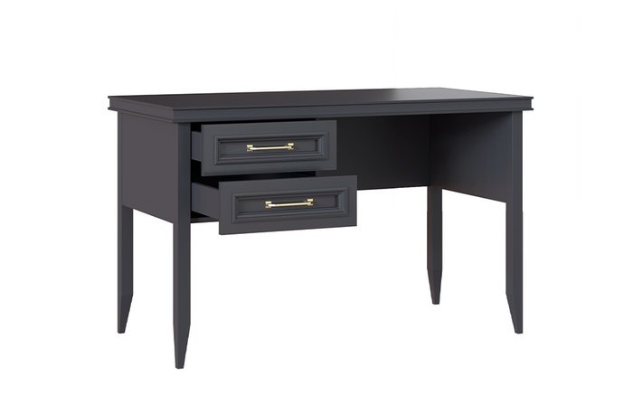 Стол письменный Орландо левый темно-серого цвета  - купить Письменные столы по цене 35490.0