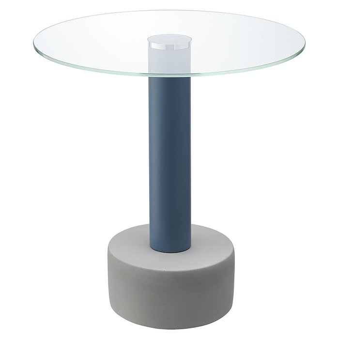 Стол кофейный Hem D48 синего цвета - лучшие Кофейные столики в INMYROOM