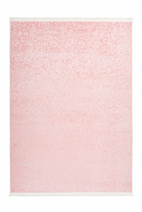 Рельефный ковер Peri 120x160 розового цвета