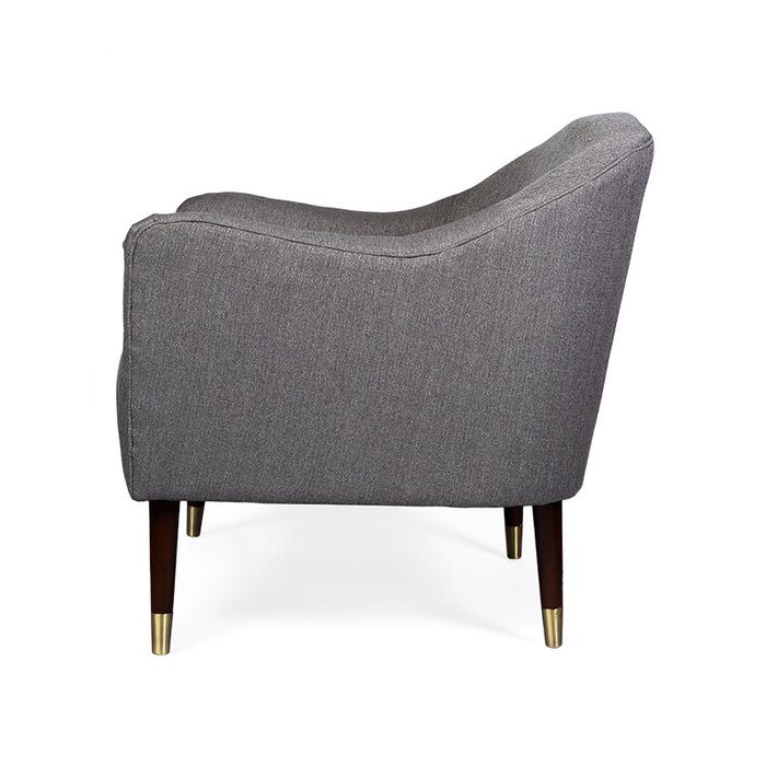 Кресло Bouvard серого цвета - лучшие Интерьерные кресла в INMYROOM