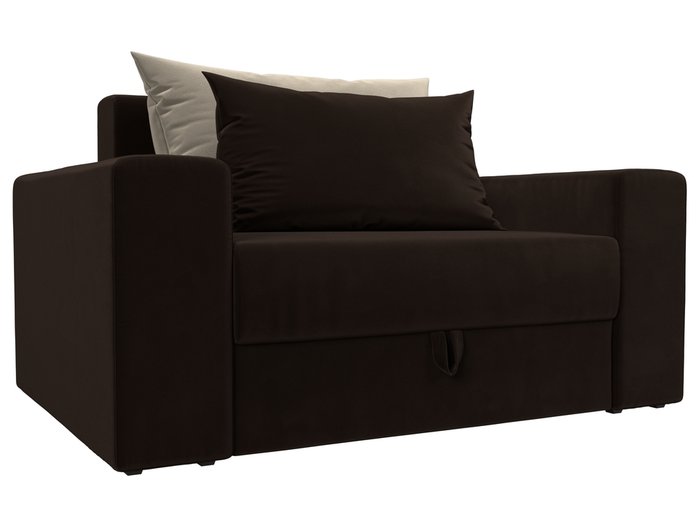 Кресло-кровать Мэдисон темно-коричневого цвета
