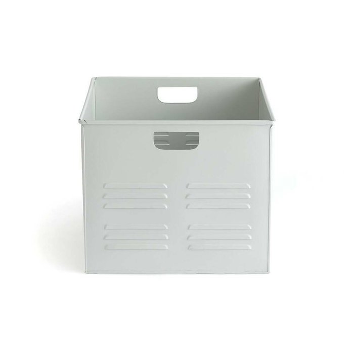 Металлический ящик для хранения Hiba белого цвета - купить Декоративные коробки по цене 5449.0