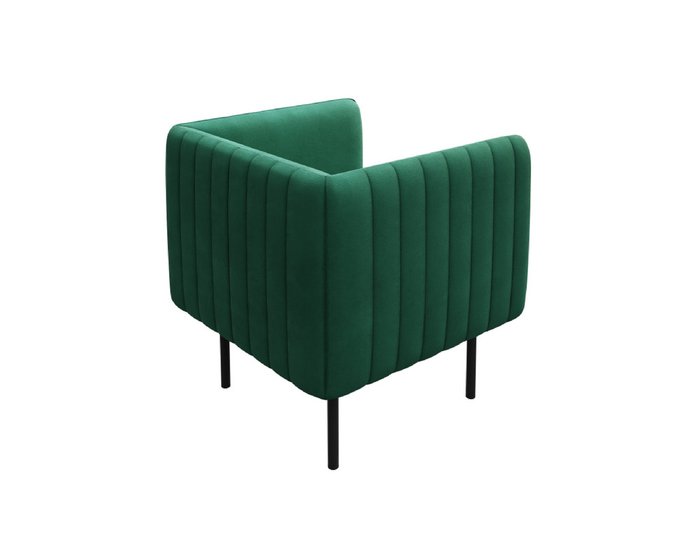 Кресло из велюра Рио темно-зеленого цвета - лучшие Интерьерные кресла в INMYROOM