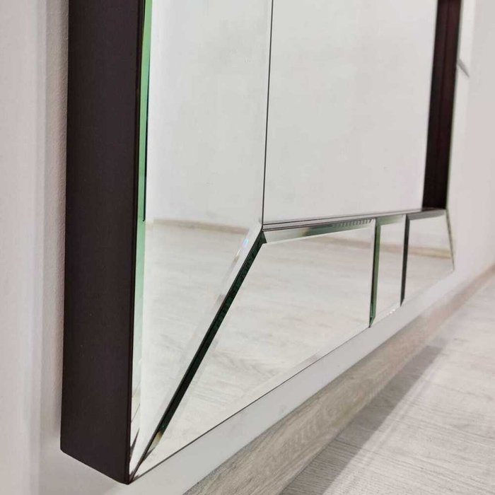 Настенное зеркало Felix 80x180 серебряного цвета - купить Настенные зеркала по цене 53000.0