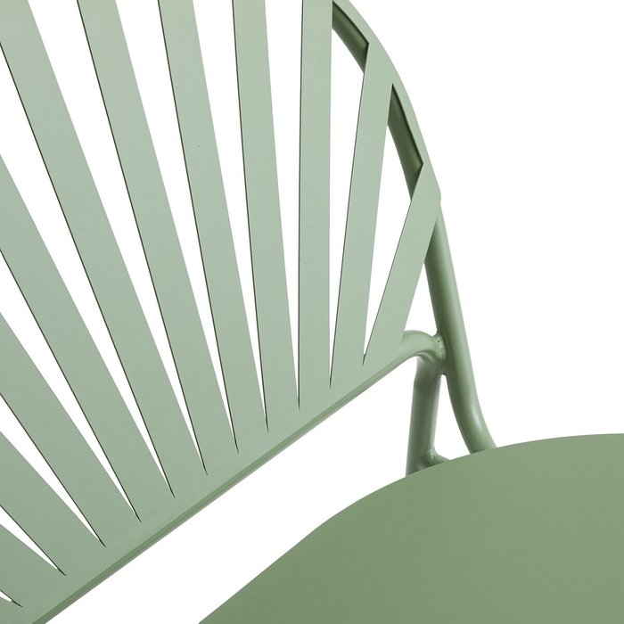 Комплект из двух садовых кресел из стали Solale зеленого цвета - лучшие Садовые кресла в INMYROOM