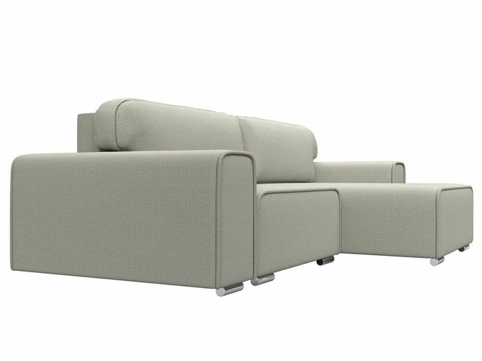 Угловой диван-кровать Лига 029 бежевого цвета правый угол - лучшие Угловые диваны в INMYROOM